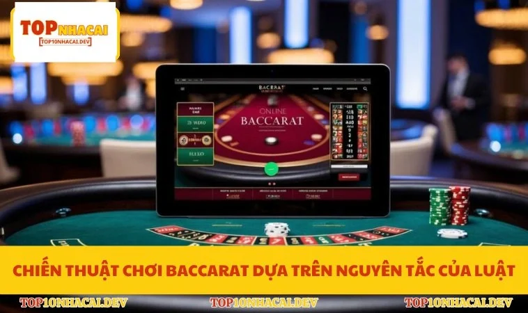 Chiến thuật chơi baccarat dựa trên nguyên tắc của luật