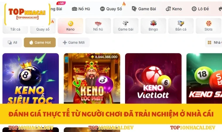 Đánh giá thực tế từ người chơi đã trải nghiệm ở nhà cái