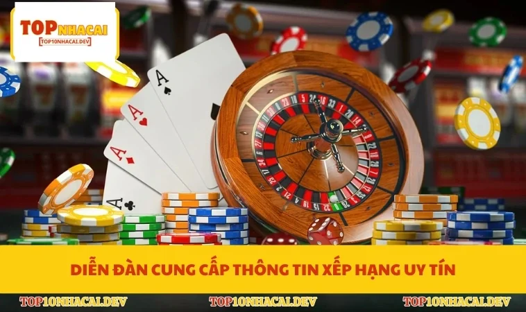 Diễn đàn cung cấp thông tin xếp hạng uy tín