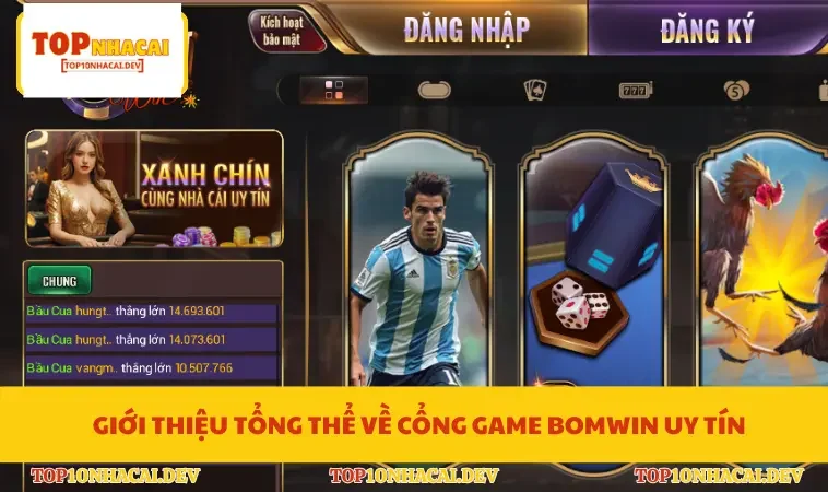 Giới thiệu tổng thể về cổng game Bomwin uy tín