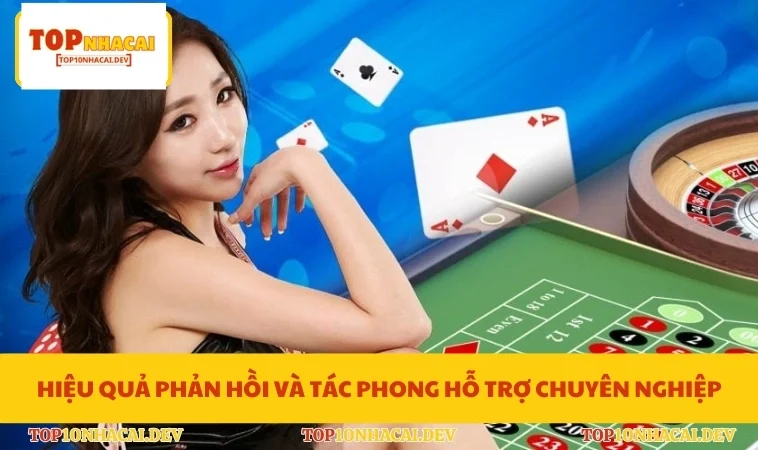 Hiệu quả phản hồi và tác phong hỗ trợ chuyên nghiệp