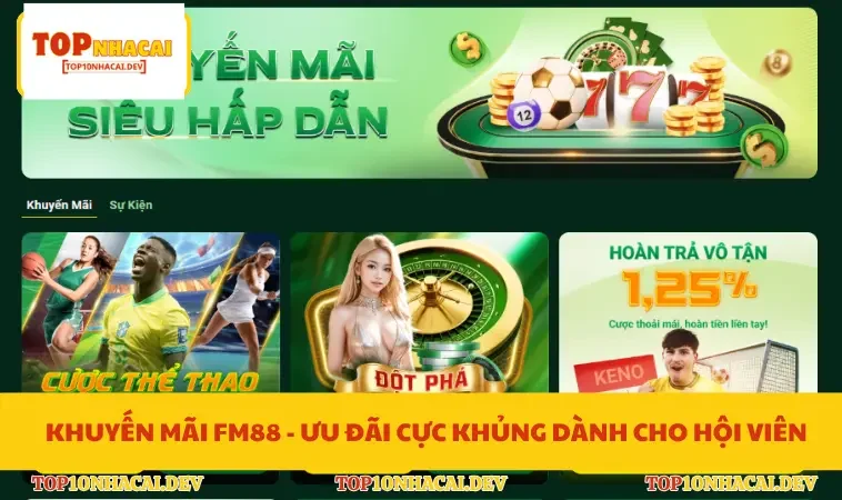 Khuyến Mãi FM88 - Ưu Đãi Cực Khủng Dành Cho Hội Viên