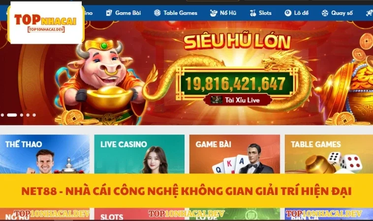 Net88 - Nhà Cái Công Nghệ Không Gian Giải Trí Hiện Đại