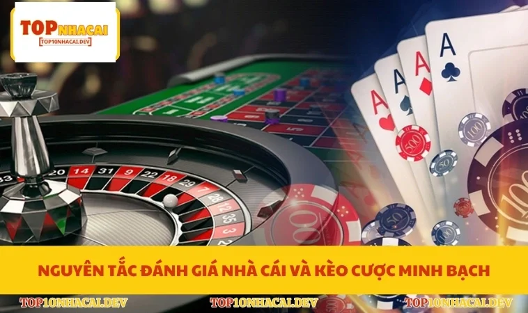 Nguyên tắc đánh giá nhà cái và kèo cược minh bạch